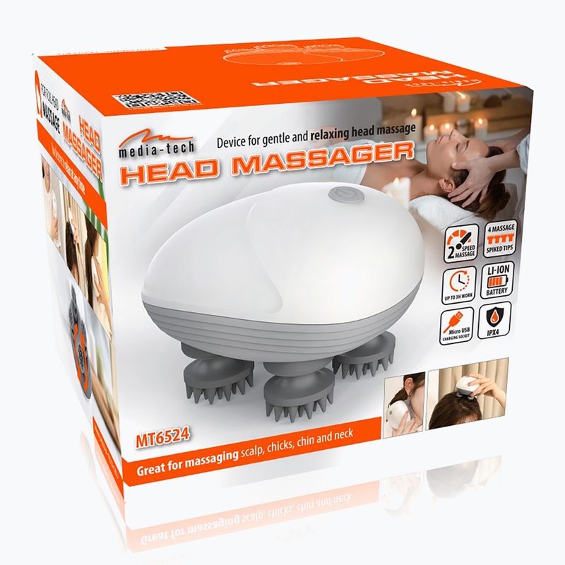 Massager Media-Tech MT6524 white/grey 8
