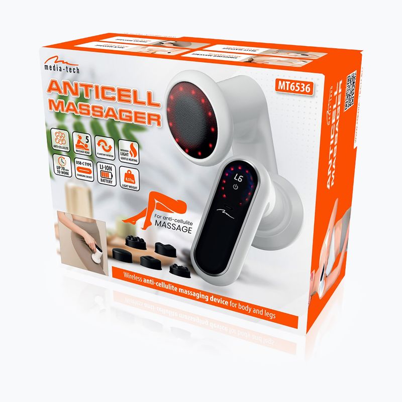 Massager Media-Tech Anticell white/black 7