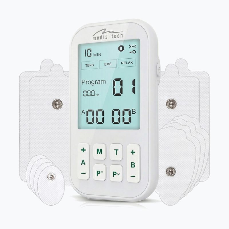 Massager Media-Tech Tens/Ems Physiotherapy white 7