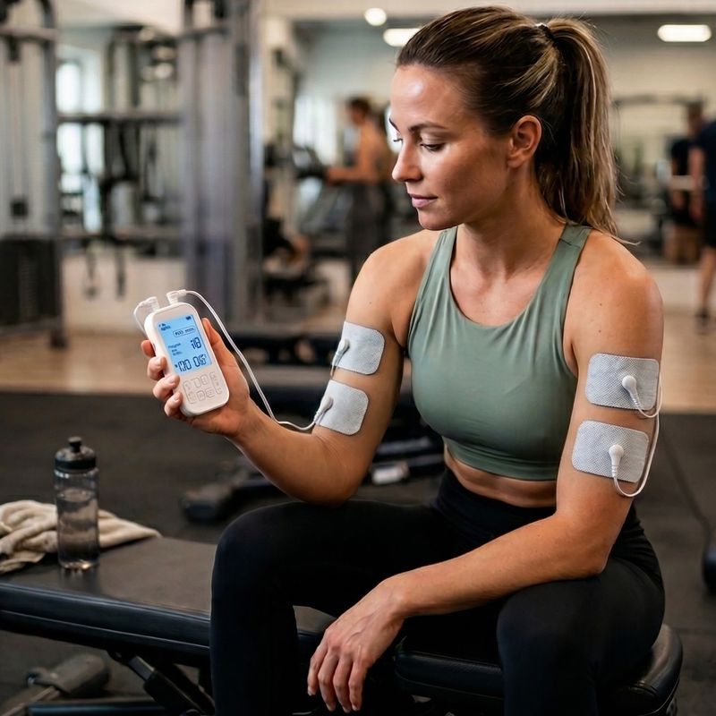 Massager Media-Tech Tens/Ems Physiotherapy white 12