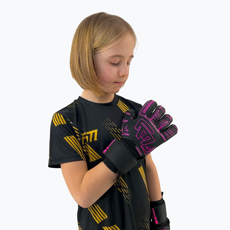 Football Masters Symbio NC pink children's goalkeeper gloves 3