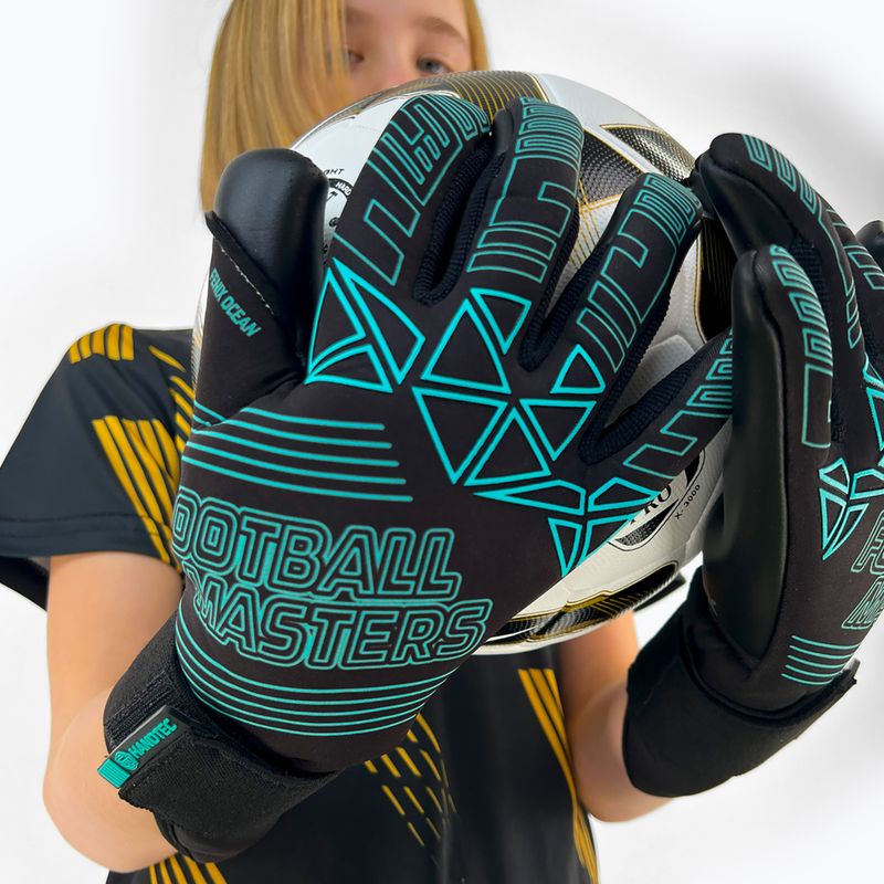 Football Masters Fenix ocean children's goalkeeper gloves 5