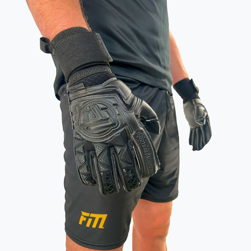 Football Masters Voltage Plus RF goalkeeper glove black 4