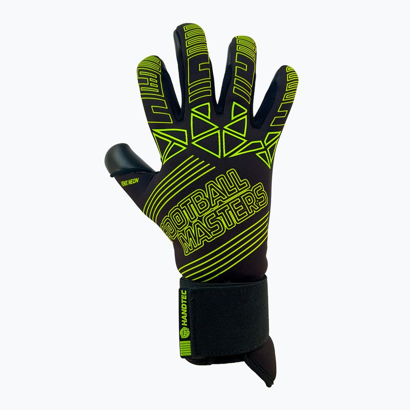 Football Masters Fenix green fluo goalkeeper gloves