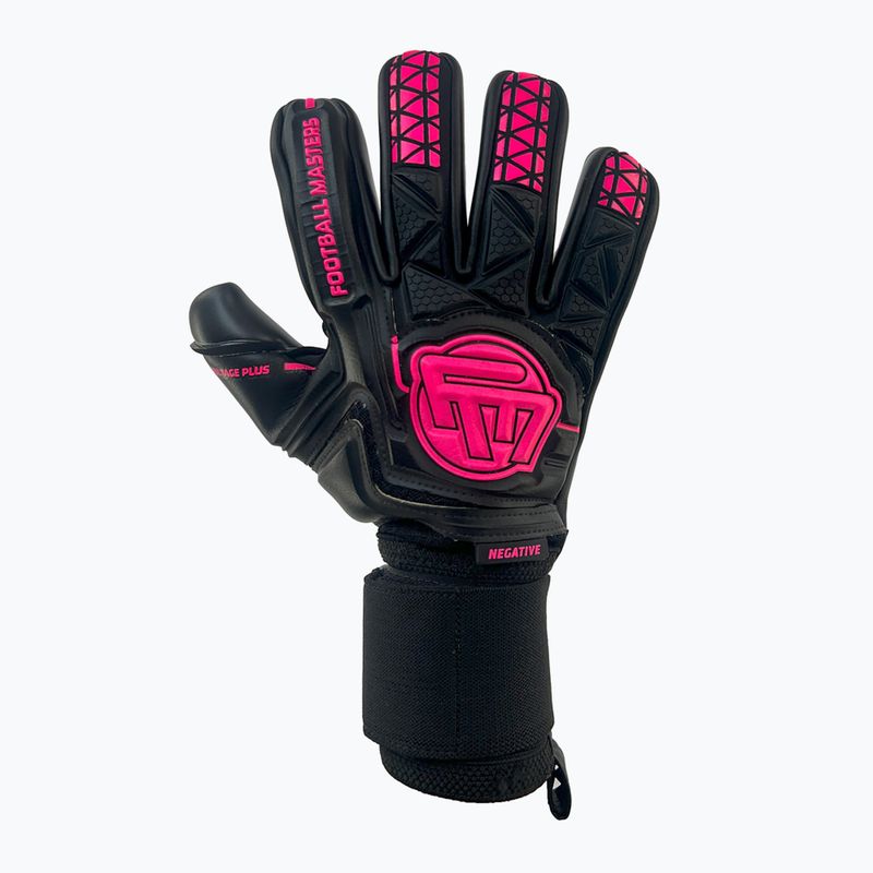 Football Masters Voltage Plus NC goalkeeper gloves black/pink