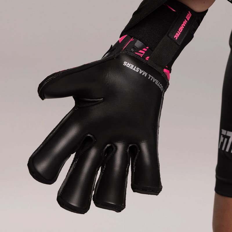 Football Masters Invictus X Pro RF goalkeeping gloves pink 7