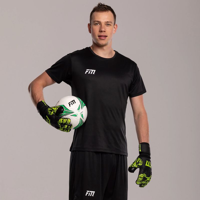 Football Masters Invictus X RF goalkeeper gloves green 2