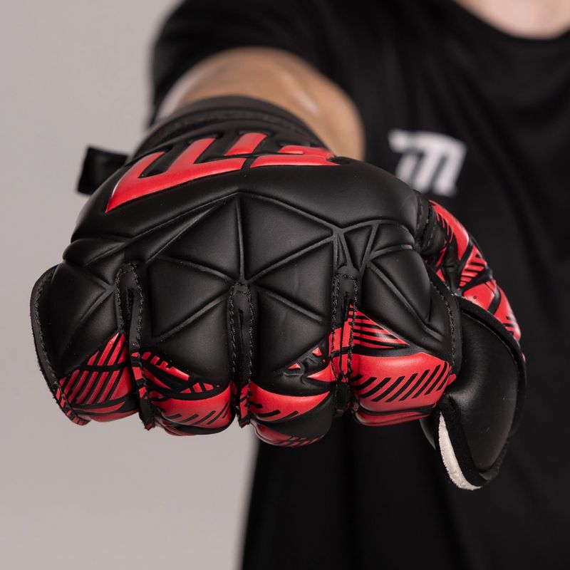 Football Masters Invictus X RF goalkeeping gloves red 5