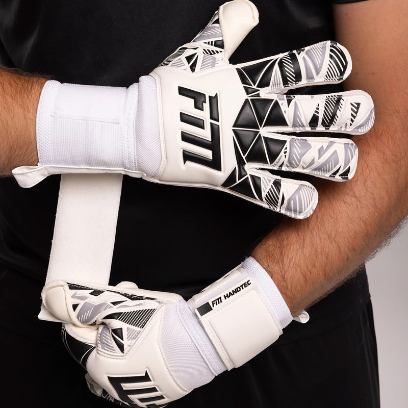 Football Masters Invictus X RF goalkeeper gloves white/black 7