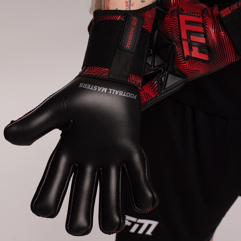 Football Masters Varis X Pro NC goalkeeper gloves black/red 3