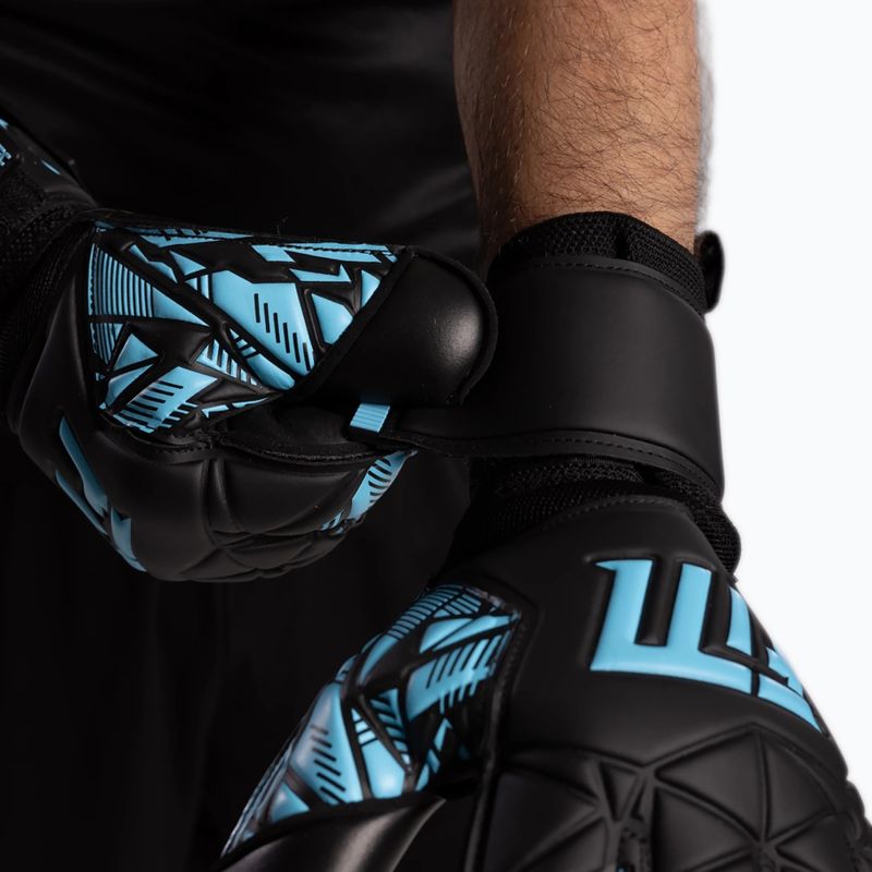 Goalkeeper gloves Football Masters Invictus X Training black/blue 7