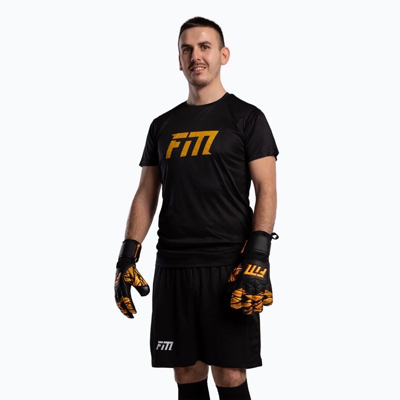 Goalkeeper gloves Football Masters Invictus X Training black/orange 2