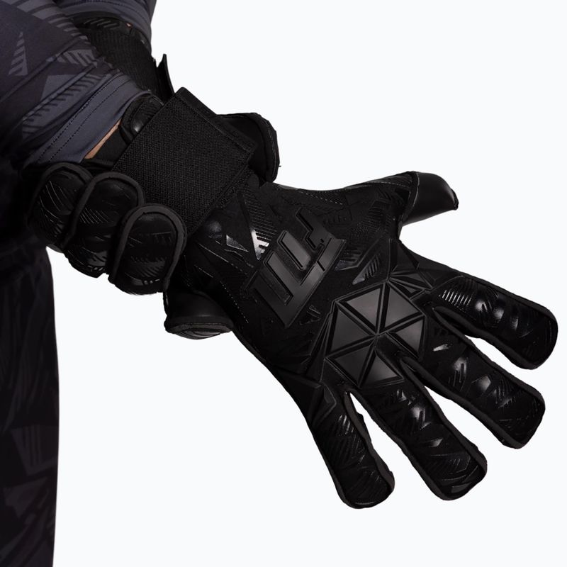 Goalkeeper gloves Football Masters Invictus X PRO black 4