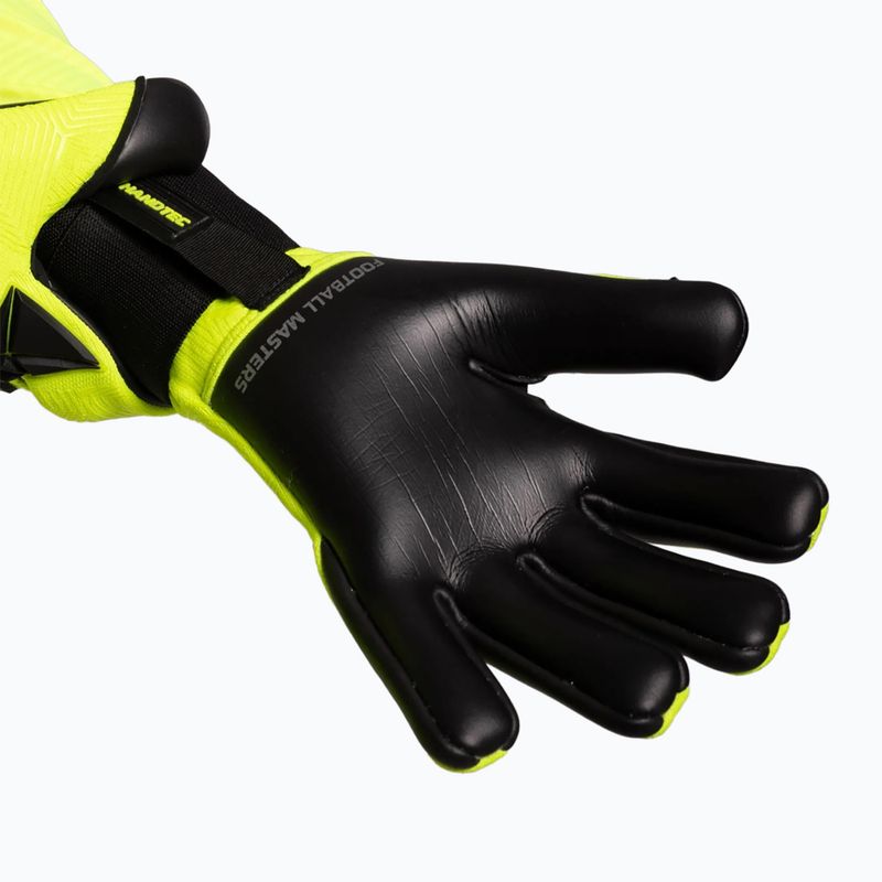 Goalkeeper gloves Football Masters Varis X PRO yellow fluo 7