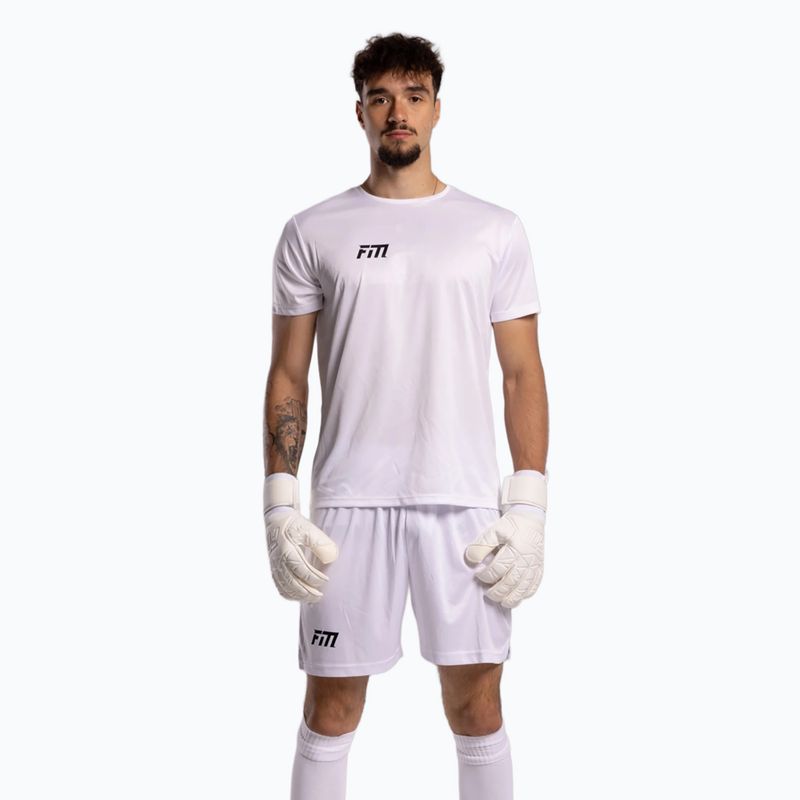 Goalkeeper gloves Football Masters Invictus X all white 3