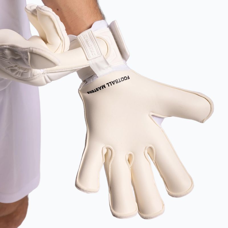 Goalkeeper gloves Football Masters Invictus X all white 6