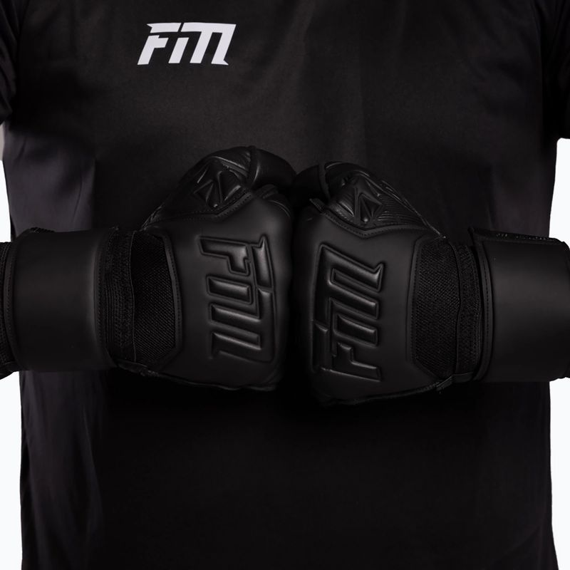 Goalkeeper gloves Football Masters Invictus X black 4