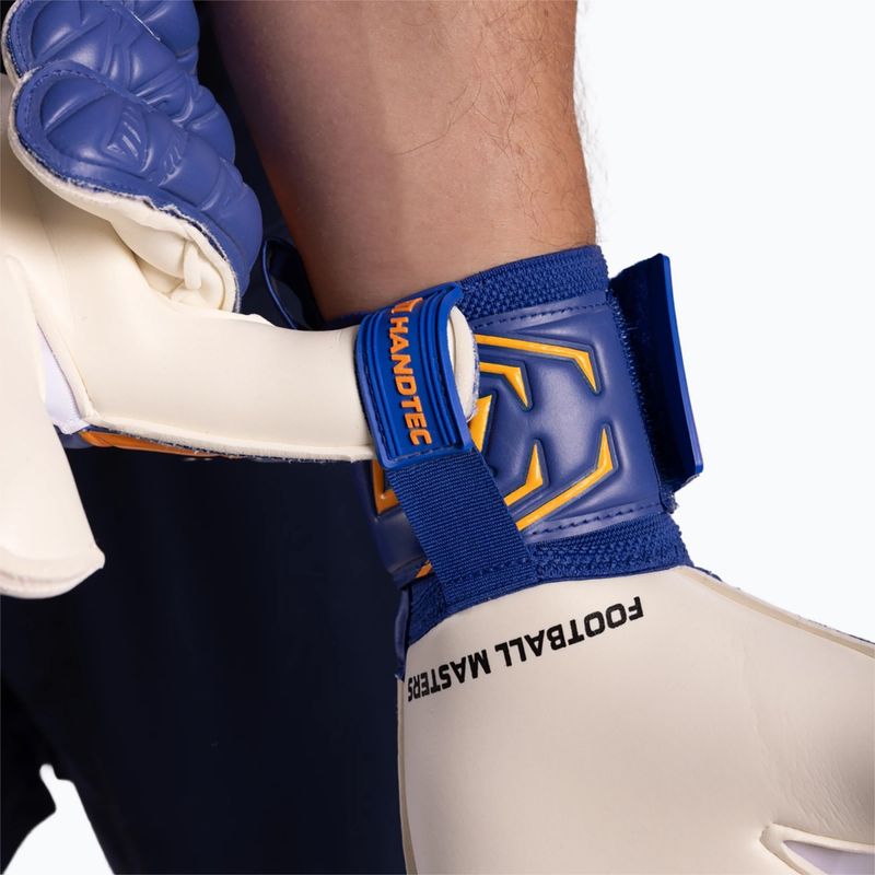 Goalkeeper gloves Football Masters Invictus X blue/orange 8