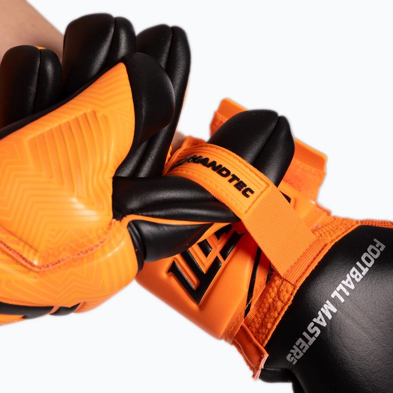 Goalkeeper gloves Football Masters Varis X orange fluo 6