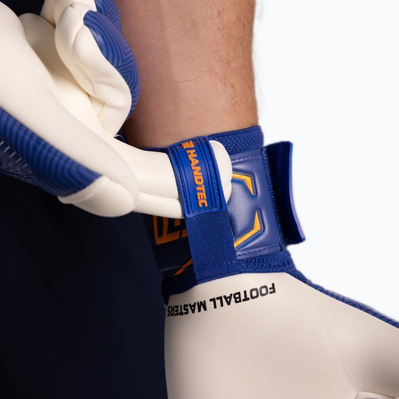 Goalkeeper gloves Football Masters Varis X blue/orange 5