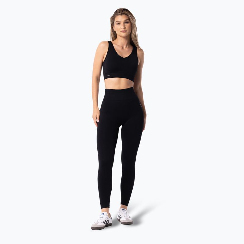 Women's training leggings Carpatree Simply Seamless pure black 2