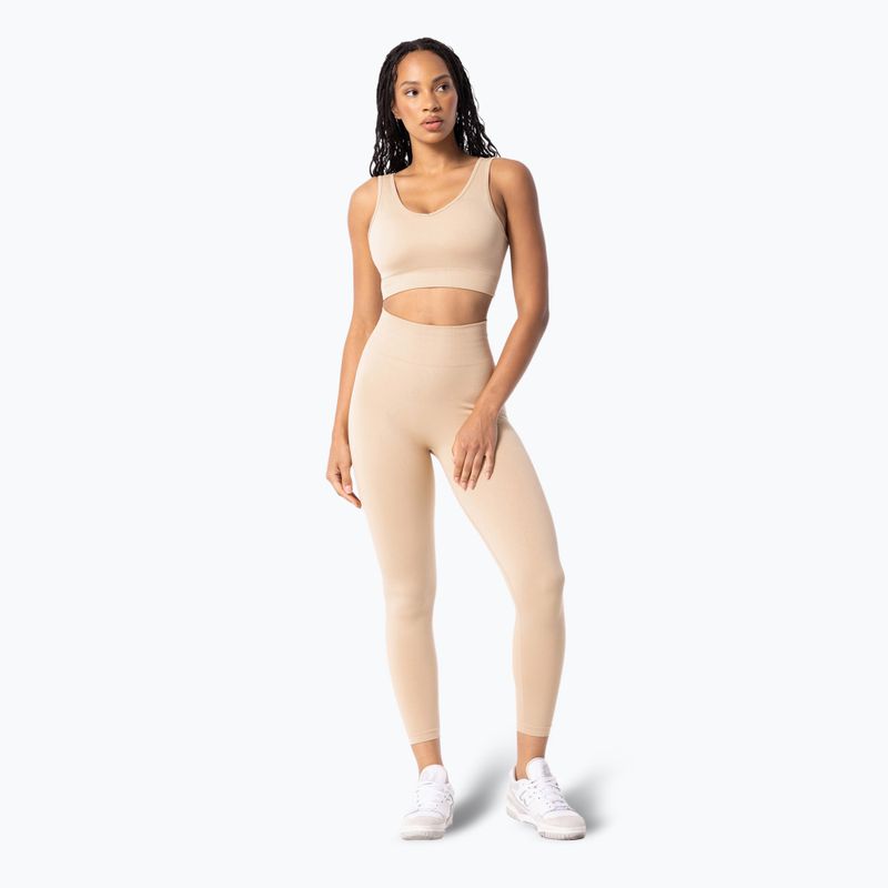 Women's training leggings Carpatree Simply Seamless perfrct beige 2