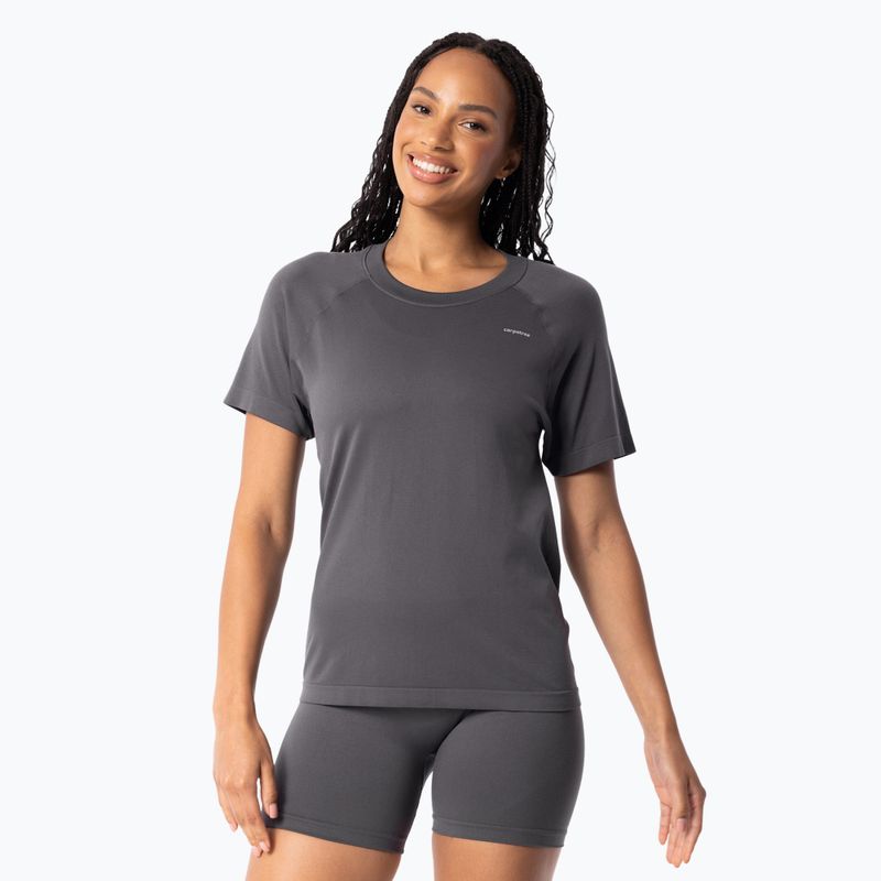 Women's training t-shirt Carpatree Simply Seamless urban grey