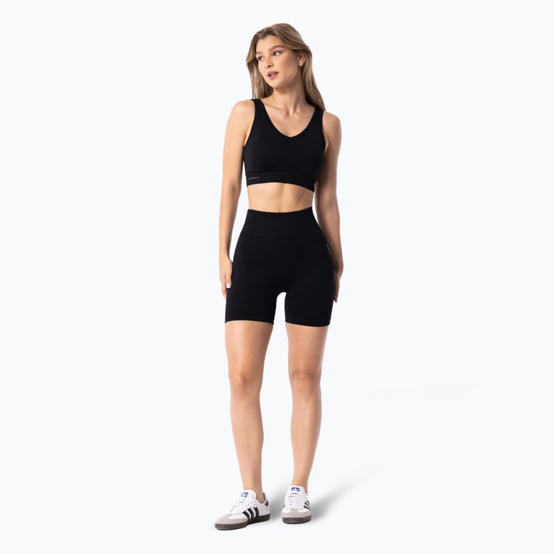 Women's training shorts Carpatree Simply Seamless pure black 2