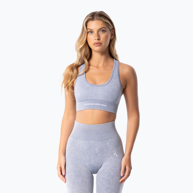 Carpatree Yasmine Seamless blue stone wash training bra