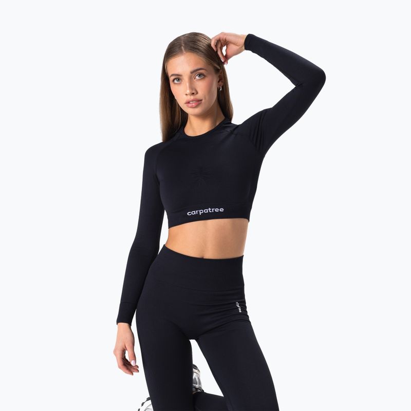 Women's training longsleeve Carpatree Allure Seamless black