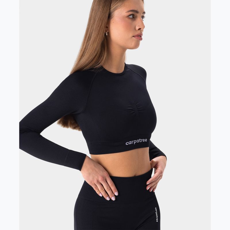 Women's training longsleeve Carpatree Allure Seamless black 5