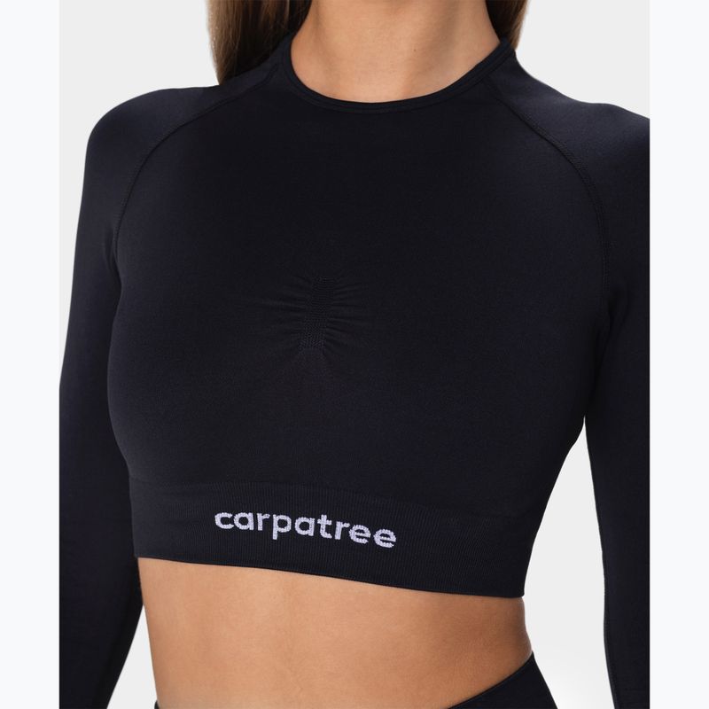 Women's training longsleeve Carpatree Allure Seamless black 7