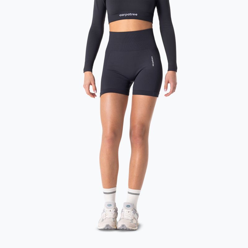Women's training shorts Carpatree Allure Seamless titanium grey