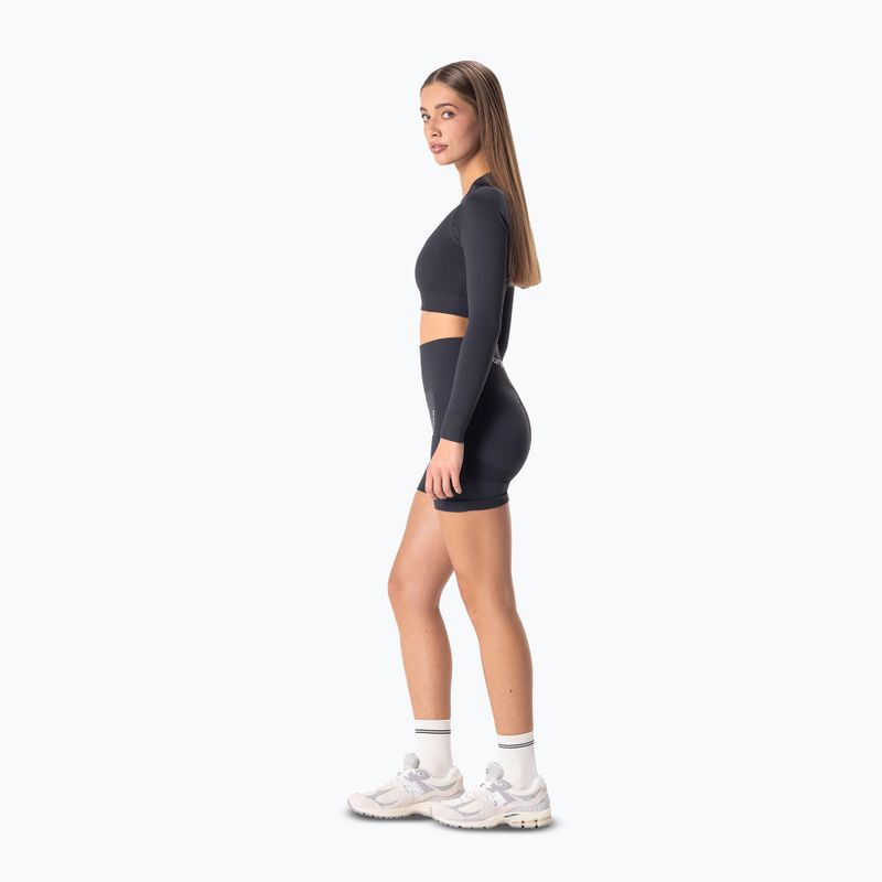 Women's training shorts Carpatree Allure Seamless titanium grey 2
