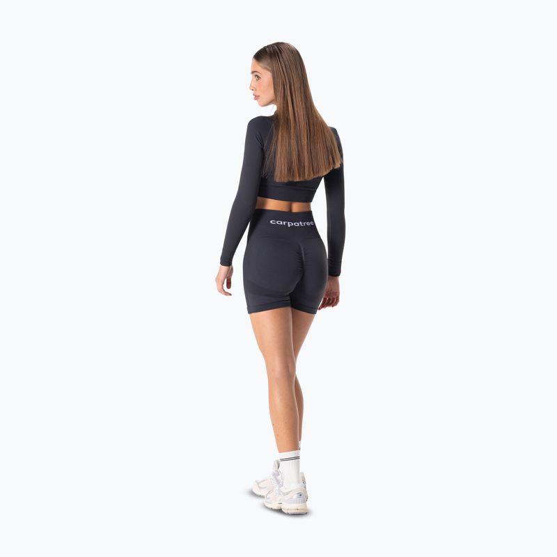 Women's training shorts Carpatree Allure Seamless titanium grey 4