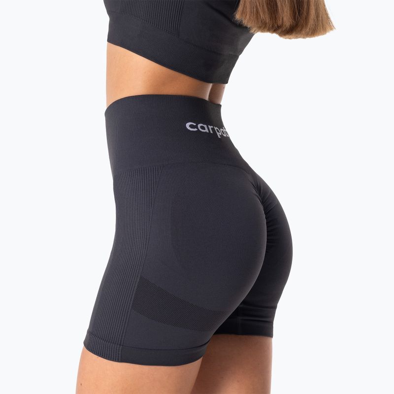 Women's training shorts Carpatree Allure Seamless titanium grey 8