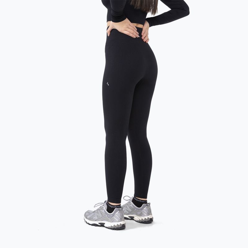 Women's workout leggings Carpatree Dopamine Buzz Seamless obsidian black 3