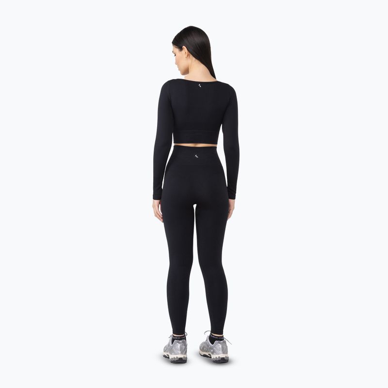Women's workout leggings Carpatree Dopamine Buzz Seamless obsidian black 4