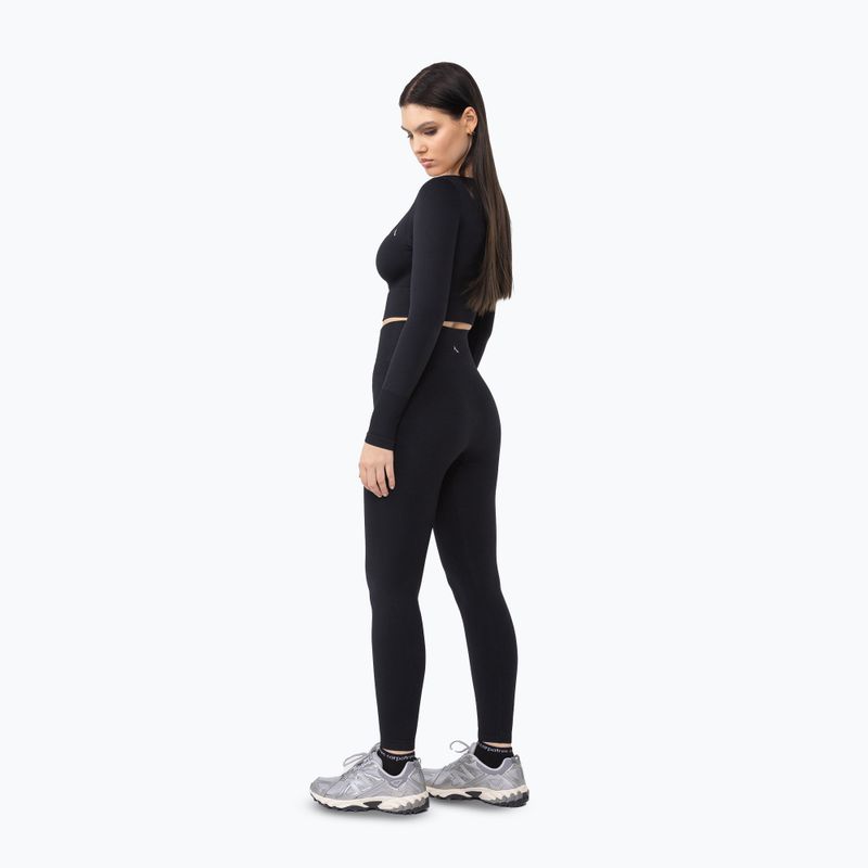 Women's workout leggings Carpatree Dopamine Buzz Seamless obsidian black 5