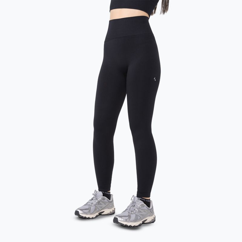 Women's workout leggings Carpatree Dopamine Buzz Seamless obsidian black 6