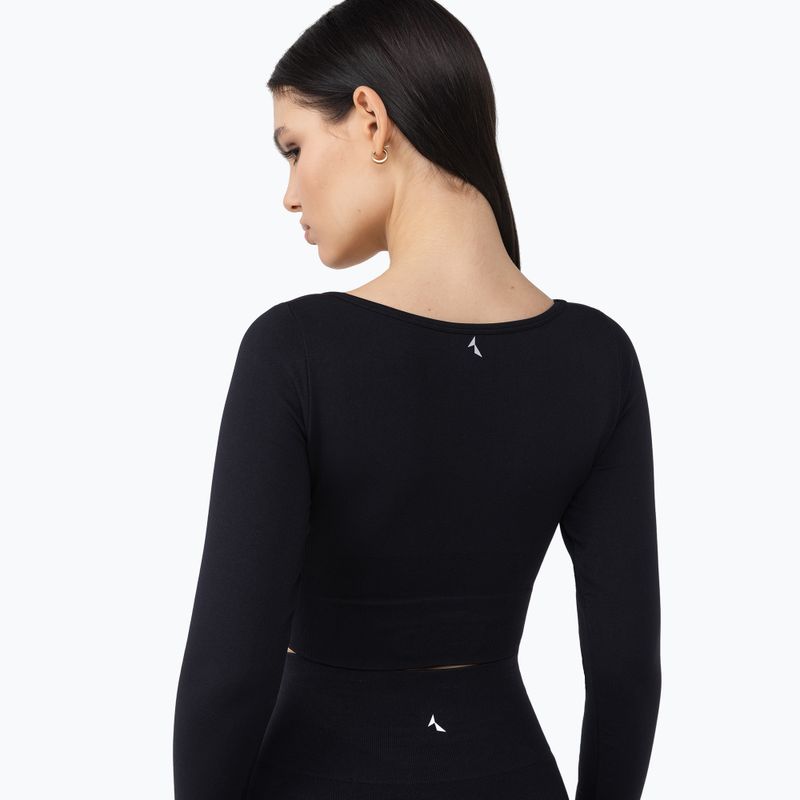 Women's training longsleeve Carpatree Dopamine Buzz Seamless obsidian black 6