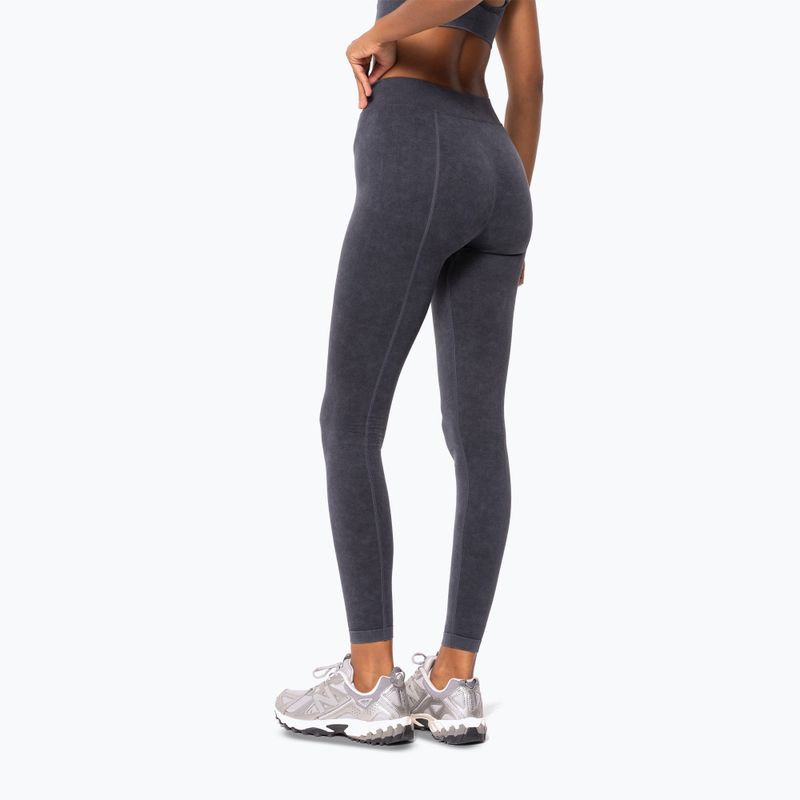 Women's training leggings Carpatree Marble Story Seamless midnight mist black 6