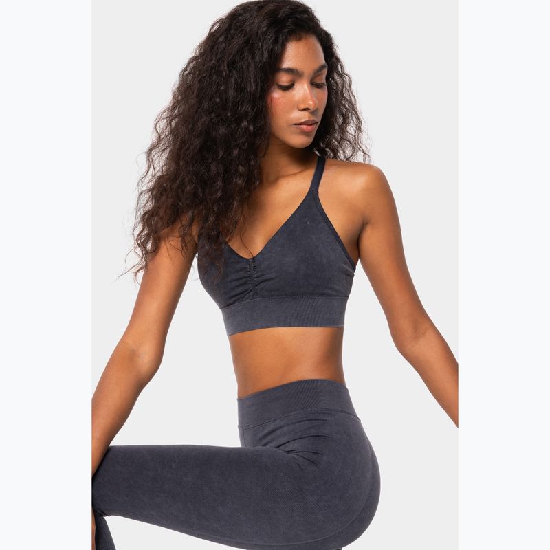 Women's training leggings Carpatree Marble Story Seamless midnight mist black 7