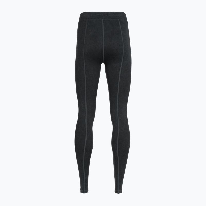 Women's training leggings Carpatree Marble Story Seamless midnight mist black 2