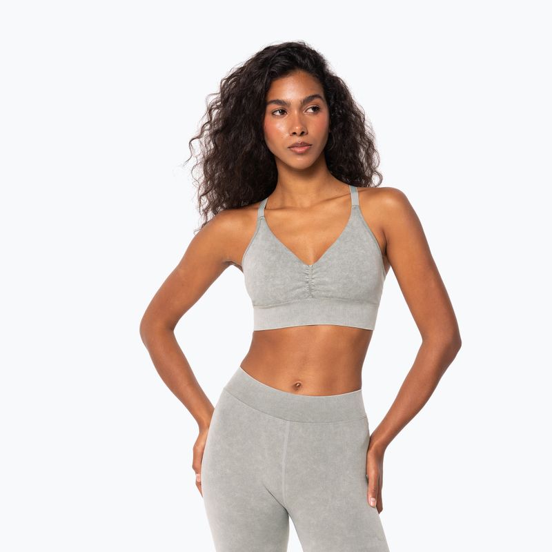 Women's training leggings Carpatree Marble Story Seamless dune sage/green 7