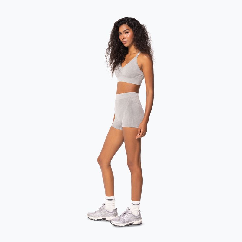 Women's training shorts Carpatree Marble Story Seamless dune sage/green 4
