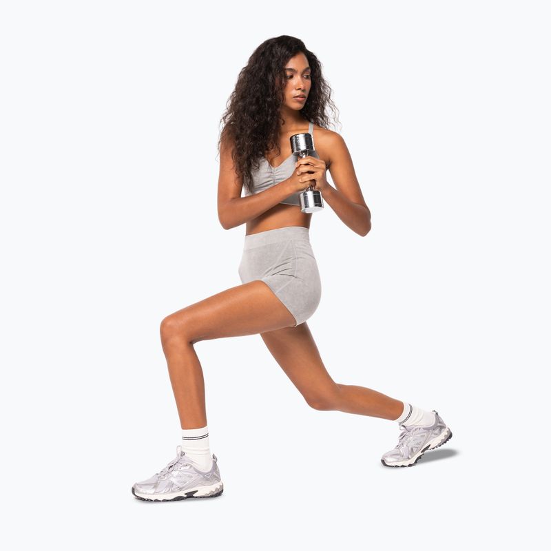 Women's training shorts Carpatree Marble Story Seamless dune sage/green 6