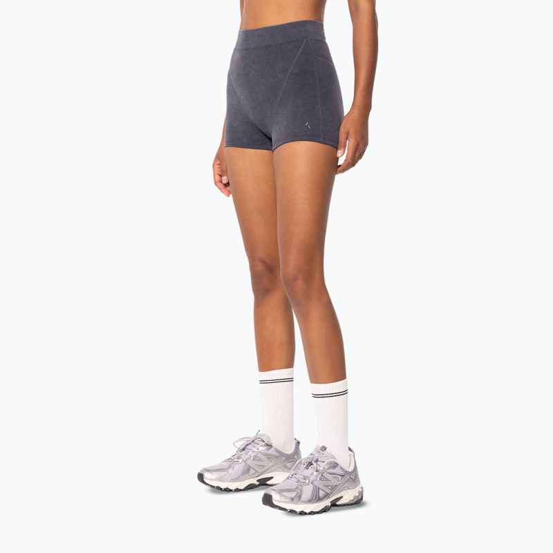 Women's training shorts Carpatree Marble Story Seamless midnight mist black 5