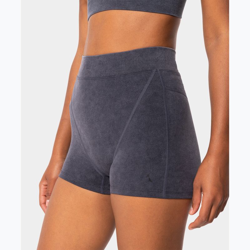 Women's training shorts Carpatree Marble Story Seamless midnight mist black 7