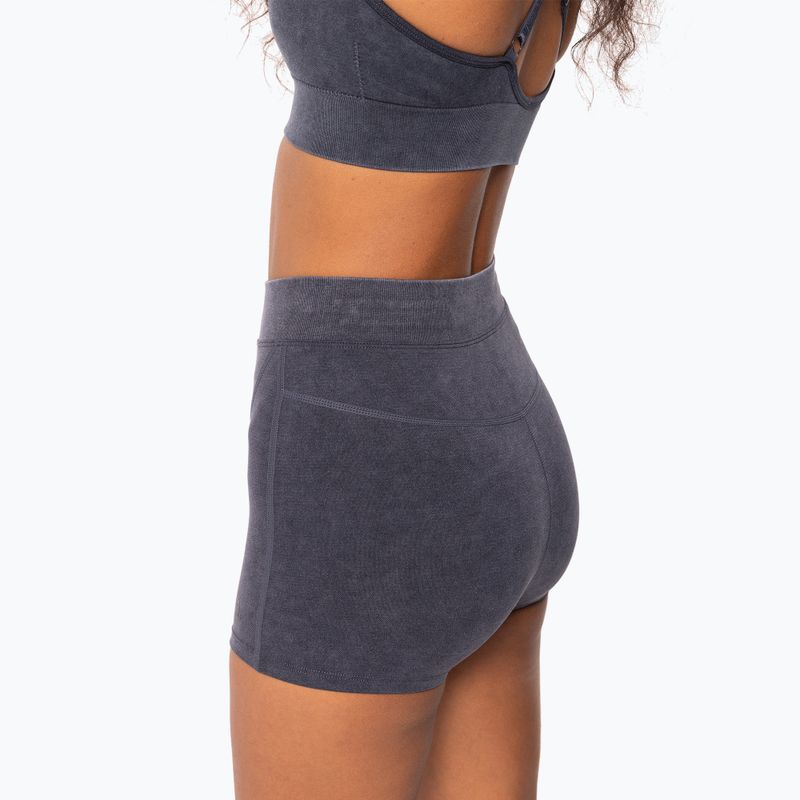 Women's training shorts Carpatree Marble Story Seamless midnight mist black 9